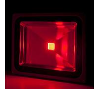 Foco Proyector LED 50W 4.250Lm IP65 Brico Rojo 40.000H [BQFS29050B-R] | Greenice