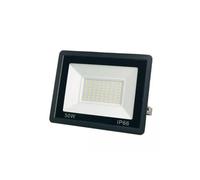 Foco proyector LED Slim Negro 50W 6000K IP66 120º Exterior e Interior Slim