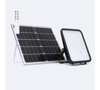 Foco Proyector LED Solar 3300 lm IP65 con Control Remoto Nurda