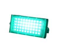 Foco Reflector LED Exterior 50W 220V RGB, IP66 Impermeable Resistente al Agua, Fluorescente Lámpara de Escenario, para Halloween Bar Club DJ Discoteca Fiesta Pinta Corporal Gimnasio (Verde)