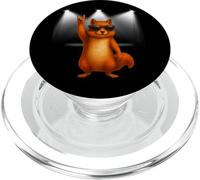 Foco Retro Squirrel Rock, Ardilla Divertida, Squirrel Rock PopSockets PopGrip para MagSafe