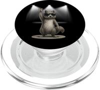 Foco Retro Squirrel Rock, Ardilla Divertida, Squirrel Rock PopSockets PopGrip para MagSafe