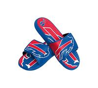 FOCO Sandalias deportivas de espuma para ducha con logotipo del equipo de la NFL, para hombre