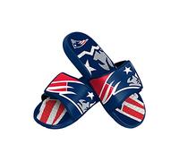 FOCO Sandalias deportivas de gel de ducha para hombre, diseño de New Orleans Saints NFL para hombre Wordmark Gel Slides - S, Hombre, FFSSNFCBBLGGEL, Colorblock Logo grande, 13-14