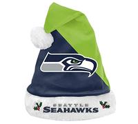 FOCO Seattle Seahawks NFL 2021 Colorblock Santa Hat - Stück