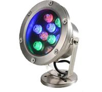 Foco subacuático RGB, Luces subacuáticas para acuarios, Jardines, Patios, Piscinas, Fuentes y estanques.