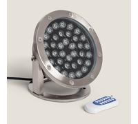 Foco Sumergible LED RGB 36W Superficie 12V DC IP68