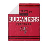 Foco Tampa Bay Buccaneers Sherpa - Manta de Forro Polar, 60 x 70 Pulgadas