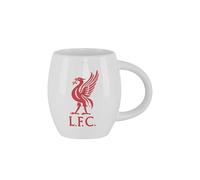 FOCO Taza de té blanca con licencia oficial del Liverpool FC