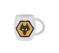 FOCO Taza de té blanca con licencia oficial del Wolverhampton Wanderers FC