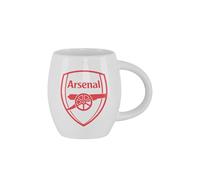 FOCO Taza de té blanco con licencia oficial del Arsenal FC