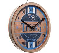 FOCO Tennessee Titans NFL - Reloj de Pared con Forma de Barril