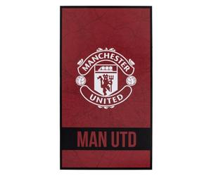 FOCO Toalla de fútbol con Licencia Oficial del Manchester United FC Identity