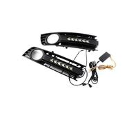 Foco Trabajo Luz Antiniebla Delantera LED Luz Diurna Rejilla Marco Luz Antiniebla Para A4 B6 2001 2002 2003 2004 2005 8E0807682 8E0807681 Faros Antiniebla