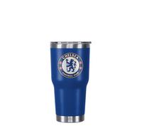 FOCO Vaso de viaje aislado con licencia oficial del Chelsea FC Football de 850 ml
