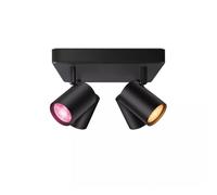 Foco WiZ IMAGEO 4 Bombillas LED GU10 Bluetooth Ajustable Negro 2200-6500K