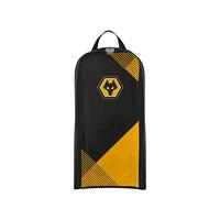 Foco Wolverhampton Wanderers FC Black Glide - Bolsa para Botas de fútbol con Licencia Oficial