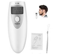 focombance Alcoholimetro, Alcoholimetro Homologado DGT Test Alcoholemia Alcoholímetro Portátil con Pantalla LCD Precisión de Grado, Alcolimetros Personal para Uso Doméstico y Profesional