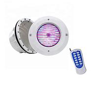 Focos de Piscina Empotrable con Nichos Par56 Foco Piscina Led Colores IP68 A Prueba de Agua 12V AC RGB Proyector Para Piscina con Control Remoto Para Piscina Subacuática, Fiesta de Piscina ( Color : R