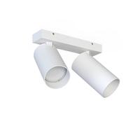Focos de Techo Blanco Alargado Flexible 2x GU10 Foco Lámpara Salón