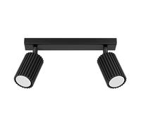 Focos de techo de colores Karbon Negro 2