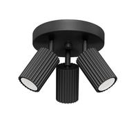 Focos de techo de colores Karbon Negro 3P
