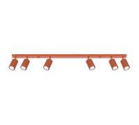 Focos de techo de colores Karbon Rojo Ocre 6L