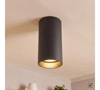 Focos de Techo Metal Negro Oro Elegante Baño Cocina Ø5, 5CM GU10 Bombilla Luz