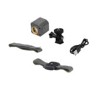 Focos LED de brillo para fotografía de 4 noches, gran angular, 1,5 2 horas de funcionamiento, focos recargables de fácil montaje para filmación con poca luz