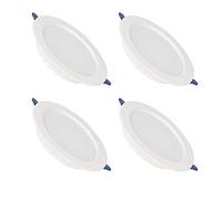 Focos LED empotrables de 5 W, s, para Techo, decoración de Dormitorio, Apliques de Pared, sin Parpadeo, para baño, Pasillo, Escenario, Oficina, luz Blanca, 9 Unidades