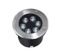 Focos Led Empotrables Exterior Focos Suelo Led Exterior Redondo Incrustado Luz Del Césped De La Villa Del Jardín IP67 Impermeable AC85-265V Foco Enterrado Cesped ( Color : Warm light , Poder : 12W )