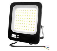 Focos LED Exterior 50W,Fosingut IP66 Impermeable Foco Proyector LED Exterior,3000K Blanco Cálido Super brillante Focos Interior,Luz de Seguridad Floodlight para Jardín,Garaje,Patio,Trasero,Terraza