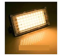 Focos LED, Reflector LED Floodlight 3 0W 50W 100W Fondo de luz inundación al aire libre DIRIGIÓ Exterior proyector lámparas calle IP65 Impermeable Para garaje y jardín(Flood Light x 4,WARM_30W)