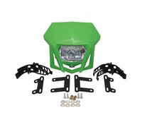 Focos Motocicleta Placa Faro Delantero Para CRF 150 230 XR Para YP20 2016 2017 2018 2019 2020 2021-2023 Para Enduro Motocross Carenado Faro Piezas(Green)