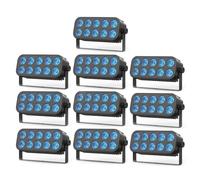 Focos Par LED 80 W, 4 en 1 RGBW 10 Pieza, con mezcla de colores ilimitada