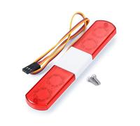 Focos Rc Para Axial Para SCX10 D90 Para TRX-4 1/10 4 5 6 Luces Techo Barra Foco RC Crawler Coche Camión Modelo Piezas Actualización(Red 2)