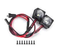 Focos Rc Para Phoenix VS4-10 1/10 Angel Eyes Azul Claro Blanco Foco Faro Delantero Piloto Trasero RC Piezas Decoración Coche(Headlight)