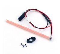 Focos Rc Para Traxxas Para TRX4M Para Bronco 1/18 3v Control Remoto Con Asta Bandera Luminosa Coche Orugas Trepadoras Piezas Mejora(Red)