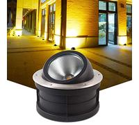 Focos Suelo Led Exterior - Empotrable Al Aire Libre Focos, Foco Ángulo Ajustable De 85-265V, Luces Empotradas De COB Para Exteriores, Reflectores De Fachadas De Edificios Impermeables IP67 ( Color : W