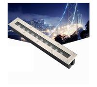 Focos Suelo Led Exterior - Empotrable Al Aire Libre Focos, Luces Enterradas Rectangulares De 85-265 V, Luz De Paso Empotrada A Prueba De Agua IP65, Luces De Paisaje Al Aire Libre De 6 Colores ( Color