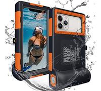 FocRelaxer Universal Estuche Buceo Funda IPX8 Impermeable Carcasa Submarino 15M Tomar una Foto Video Custodia para iPhone 12 11 Mini X XR XS 8 7 Samsung Galaxy S10/S10e/S10+/S9+/S9/S8+/S8/ S6/Note10 +
