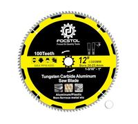 FOCSTOL Hoja Sierra Circular para Aluminio 305mm x 30mm - Disco para Corte Aluminio con 100 Dientes Para Cortar Metales No Ferrosos Plástico