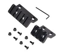 FOCUHUNTER 45 Grados 2.17" L Picatinny Keymod Offset Rail Mount, Pack de 2 (3-Ranuras, 5-Ranuras)