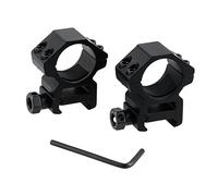FOCUHUNTER Anillos de Alcance de Perfil bajo - Anillos de Montaje de 25,4 mm Adaptador con 20 mm Weaver/Picatinny Rail