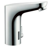 Focus Grifo de lavabo (Cromo, Funciona con batería, Con pilas)