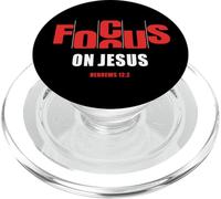 Focus on Jesus - Christian Faith Inspirational Reminder PopSockets PopGrip para MagSafe