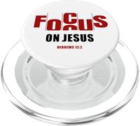 Focus on Jesus - Christian Faith Inspirational Reminder PopSockets PopGrip para MagSafe