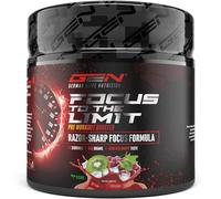 Focus to the Limit - Preentrenamiento con L-tirosina + taurina + inositol + extracto de ginkgo + citicolina + rhodiola rosea + cafeína y vitaminas - (240 g, sabor kiwi y uva roja)