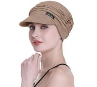 FocusCare Bufandas suaves de quimioterapia para mujer, gorra de béisbol de bambú, turbante para pérdida de cabello, Talla única