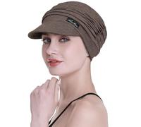 FocusCare Bufandas suaves de quimioterapia para mujer, gorra de béisbol de bambú, turbante para pérdida de cabello, Talla única